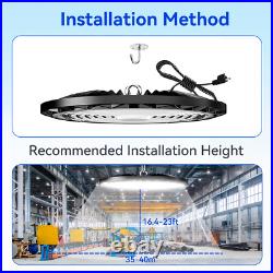 8 Pcs 100W UFO Led High Bay Light Commercial Industrial Warehouse Gym Shop Light
