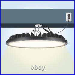8 Pcs UFO Led High Bay Light 200W Commercial Industrial Factory Garage Gym Light
