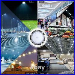 8pcs 100W UFO LED High Bay Light Gym Factory Warehouse Industrial Shed Lighting