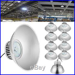 8x 100W LED High Bay Light Fixture Warehouse Factory Industry Shop Lighting