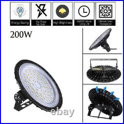 8x 200W UFO LED High Bay Light Industrial Lighting Warehouse Commercial Lights