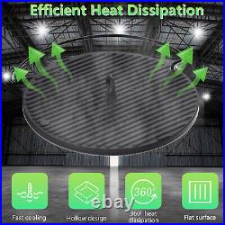 8x 500W UFO LED High Bay Light Industrial Factory Lights Warehouse Commercial US