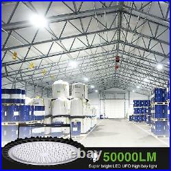 8x 500W UFO LED High Bay Light Shop Lights Garage Commercial Lighting Lamp Watt