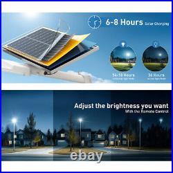 9900000000LM Commercial Solar Street FloodLight LED Light Dusk To Dawn Road Lamp