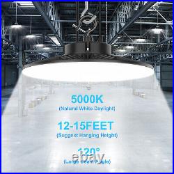 9Pack 150W LED UFO High Bay Light Commercial Warehouse Shop Lighting 5000K 480V