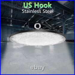9Pack 300W UFO LED High Bay Light Commercial Warehouse Factory Lighting Fixture