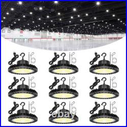 9Pack LED High Bay Light 240W 36000LM, Dimmable AC100-277V IP65 5000K DLCListed