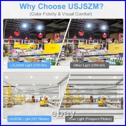 9Pack LED High Bay Light 240W 36000LM, Dimmable AC100-277V IP65 5000K DLCListed