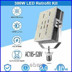 AC277480V LED Shoebox Retrofit Kit For Garage Parking Lot Stadium Light 300Watt