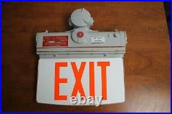 AZZ R-A-L Exit Sign XPEX1RDTWP Explosion Proof Rig-A-Light