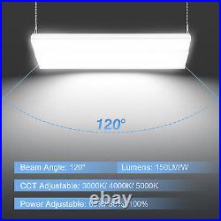 Adjustable 400W LED High Bay Shop Light 2.2FT LED Linear High Bay Lights 60000LM