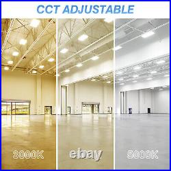 Adjustable 400W LED High Bay Shop Light 2.2FT LED Linear High Bay Lights 60000LM