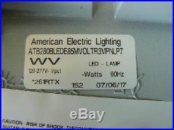 American Electric Lighting ATB2 80BLED85MVOLTLTR3MPNLP7 led light new