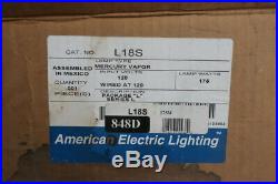 American Electric Lighting L18S Light Fixture 175w 120v-ac