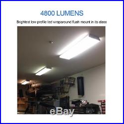 AntLux 4ft LED Garage Shop Lights LED Wraparound Light Fixture 40W 4800LM