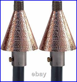 Big Kahuna Gas Tiki Torch Propane or Natural Gas Lamp Includes a 82 Steel Pole