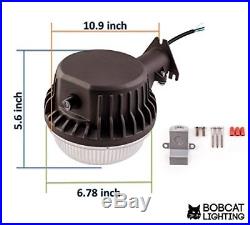 Bobcat 80W LED Area Light Dusk to Dawn Photocell Included, 5000K Daylight, 8500