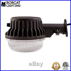 Bobcat 80W LED Area Light Dusk to Dawn Photocell Included, 5000K Daylight, 8500