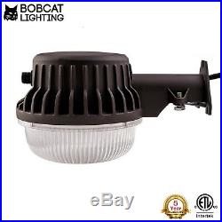 Bobcat 80W LED Area Light Dusk to Dawn Photocell Included, 5000K Daylight, 85