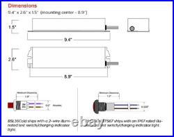 Bodine BSL36 Cold-Pak (BSL36ColdITS67) LED Emergency Lighting Driver IP67-Test