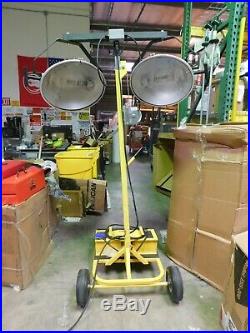 CEP 5322 1000W HID Cart Temporary Job Site Light, Yellow, 220,000 Lumens