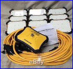 CEP 6.6W LED String Temporary Job Site Light Stringer Yellow 9000 Lumens 97132