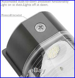 CINOTON LED Wall Pack Light, 26W 3000lm 5000K Waterproof (2 pack) NEW