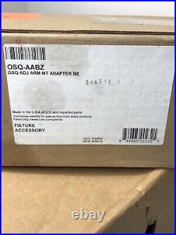CREE OSQ-A-NM-4ME-B-57K-UL-BZ LED Area Light/w Adj. Arm Adapter New