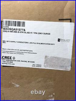 CREE OSQ-A-NM-4ME-B-57K-UL-BZ LED Area Light/w Adj. Arm Adapter New