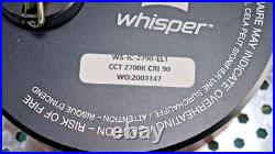 CSL Whisper 1/2 Round Trimless LED Downlight 2700K 0-10V Dimming NIB
