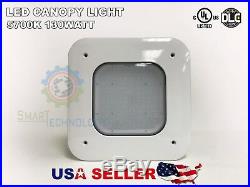 Canopy 130W LED Light Drop Lens GasStation with Mounting UL/DLC 130W NEW DESIGN