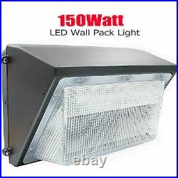 Commercial 150W LED WALL PACK Lights DUSK TO DAWN Outdoor Area Security Lighting