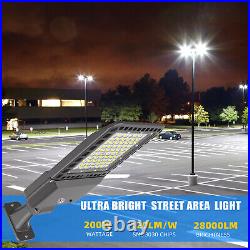 Commercial 300W LED Shoebox Area Light Outdoor LED Parking Lot Pole Street Light