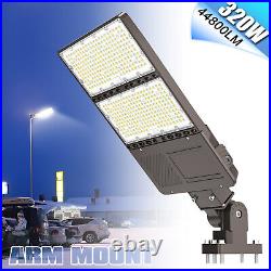 Commercial 320W LED Shoebox Parking Lot Area Lighting Outdoor Wall Lamp KUKUPOO
