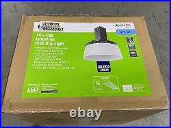 Commercial Electric 16 in. 750-Watt Integrated LED Dimmable Black High Bay Light