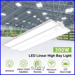 Commercial LED High Bay Light 300W With Microwave Sensor Garage Warehouse Light