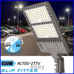 Commercial LED Parking Lot Light 450W With Dusk To Dawn Outdoor Shoebox Fixtures Commercial LED Parking Lot Light 450W With Dusk To Dawn Outdoor Shoebox Fixtures
