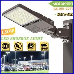 Commercial LED Parking Lot Lights, 150W 22500Lumens with Dusk to Dawn Photocell Commercial LED Parking Lot Lights, 150W 22500Lumens with Dusk to Dawn Photocell