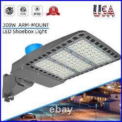 Commercial Street Light Dusk to Dawn 39000LM LED Security Area Parking Lot Lamp