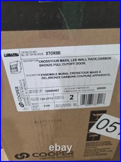 Cooper Lighting Xtor8b Crosstour MAXX Led Wall Pack 81W Case Of 2 Units