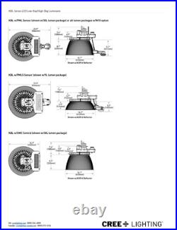 Cree Kbl-b-uv-18l-50k-8-ul-10v Led Highbay Fixture 18k Lum 120-277v New 1732767