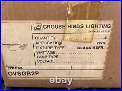 Crouse Hinds light New replacement Over Street Light Glass Dome, style OVSGR2P
