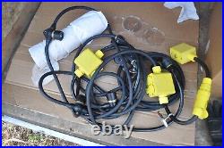 DANIEL WOODHEAD LIGHT STRINGER With4 WAY OUTLET BOXES ON OFF SWITCH 4 LIGHTS