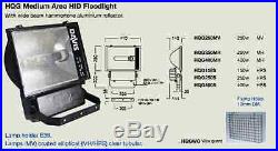 DAVIS KUMA 2 Floodlight 400w Flood Light area building spot 240V with bracket