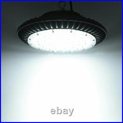 DELight 4 Pack 150W UFO IP65 High Bay LED Light 18000lm 6500K Factory Lighting
