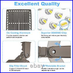 DLC 150W LED Parking Lot Light Outdoor Commercial Shoebox Street Ligtting 5000k