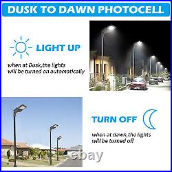 DLC Commercial LED Parking Lot Light 150W Dusk to Dawn Street Shoebox Area Light
