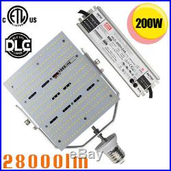DLC ETL LED retrofit kits 200W equal 1000W HID/HPS street cobra head light 5000K