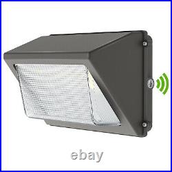 DLC LED Wall Pack Light 120W Photocell Dusk to Dawn Commercial Industrial 5000K