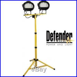Defender E709206 110V 25W Fluorescent Twin Tripod Worklight (CLEARANCE)